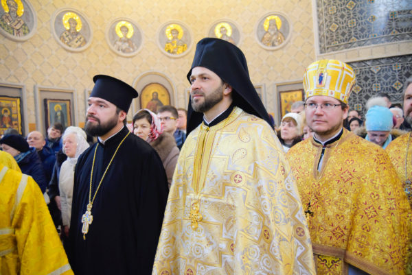 Екзарх Вселенського Патріарха архімандрит Михаїл (Аніщенко) разом з Предстоятелем ПЦУ Митрополитом Епіфанієм відвідав музей Блаженнішого Митрополита Володимира та Преображенський собор на запрошення митрополита Переяслав-Хмельницького і Вишневського Олександра