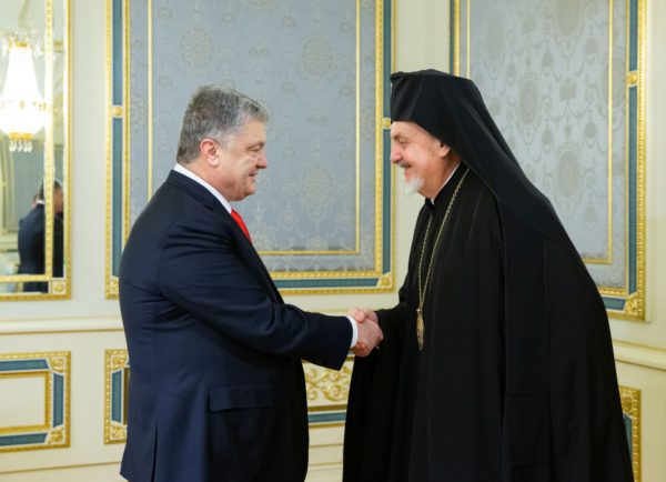 Виступ Президента на інтронізації Предстоятеля Православної Церкви України, Митрополита Київського і всієї України Епіфанія