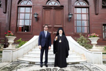 Патріарх Варфоломій та президент Північної Македонії обговорили надання автокефалії Македонській Церкві