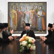 Предстоятель зустрівся з монахами з гори Афон