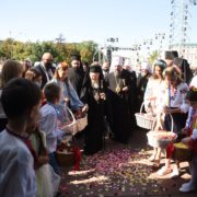 У Михайлівському Золотоверхому соборі звершена подячна молитва (Доксологія) з нагоди прибуття в Україну Вселенського Патріарха Варфоломія