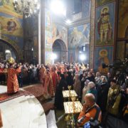 Божественна літургія в день свята Собору архістратига Михаїла та інших небесних сил безплотних