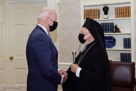 Джо Байден побажав одужання патріарху Варфоломію та висловив свою підтримку