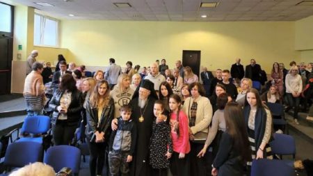 Патріарх Варфоломій зустрівся з українськими біженцями в Польщі