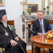 Заява Вселенського Патріарха Варфоломія на початку зустрічі з президентом Польщі