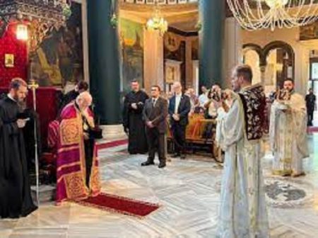 Єпископ Команський Михаїл помолився із Вселенським патріархом у Константинополі