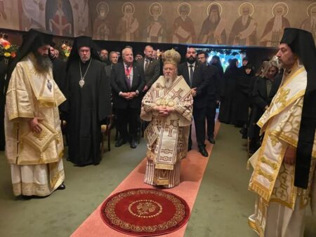 Патріарх Варфоломій відслужив Божественну Літургію у православному монастирі Великої Британії