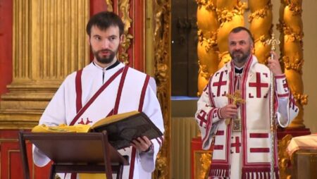 ВІДЕО/Богослужіння в Андріївській церкві