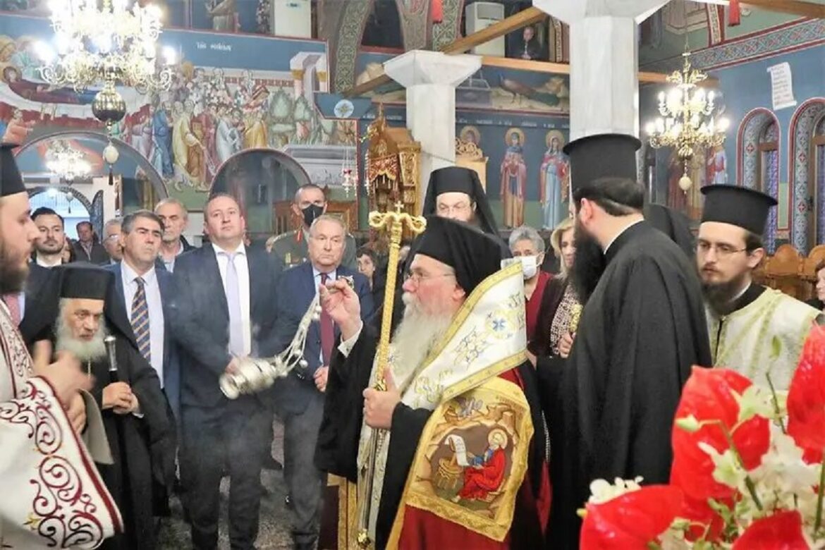 Архієрейська літургія на честь визволення Арідеї (Греція) від турецького ярма