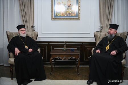 Відбулася зустріч Митрополита Епіфанія з архієпископом Дманіським і Агарак-Таширським Зеноном