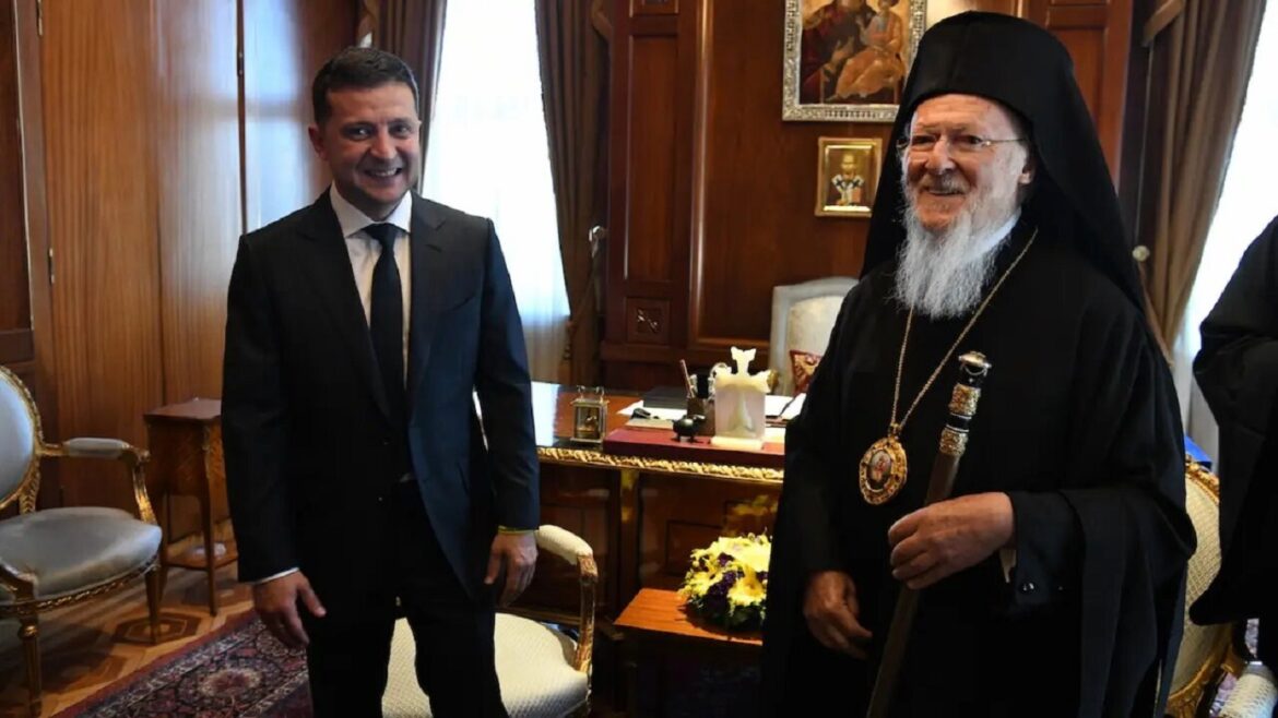 Президент України привітав патріарха Варфоломія із Різдвом Христовим