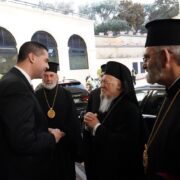 Вселенський патріарх Варфоломій зустрівся вранці 5 грудня 2022 року з міністром закордонних справ Мальти паном Яном Боргом