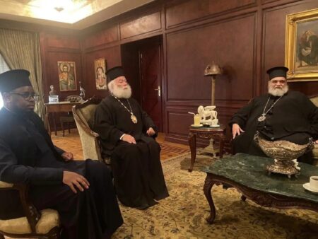 Митрополит Тамаський зустрівся із Александрійським патріархом