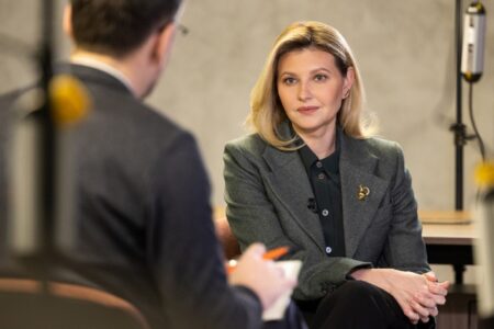 <strong>Олена Зеленська у підсумковому інтерв’ю розповіла про свою роботу під час війни</strong>
