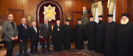 Вселенський Патріарх запропонував Ефорату лікарні Валукліс пожертви на відновлення пошкодженого пожежею історичного Будинку престарілих громади