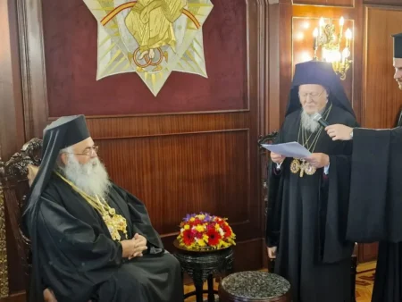 Архієпископ Георгій здійснив дружній візит до Вселенського Патріархату на Фанарі.