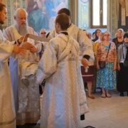 Божественна літургія в день відзначення відновлення Свято-Михайлівського Золотоверхого собору