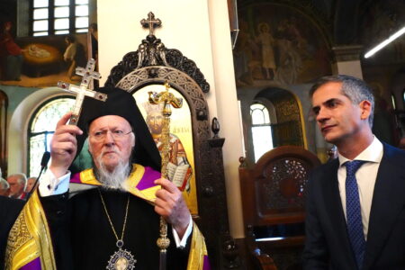 Промова Його Святості Вселенського Патріарха п. Варфоломій під час Божественної Літургії у святій церкві Святого Миколая Убогі (неділя сліпих, 21 травня 2023 р.)