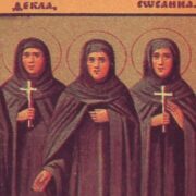 Святі мучениці Фекла, Архелая і Сусанна: Свідчення віри та мучеництва