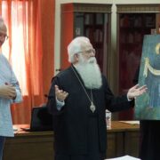 Волинська академія богословських студій збагачена цінними дарами літньої богословської школи: Пересопницьким Євангелієм та іконою Покрови
