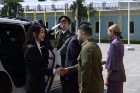 Президенти та перші леді України й Республіки Корея відвідали Софійський собор у Києві