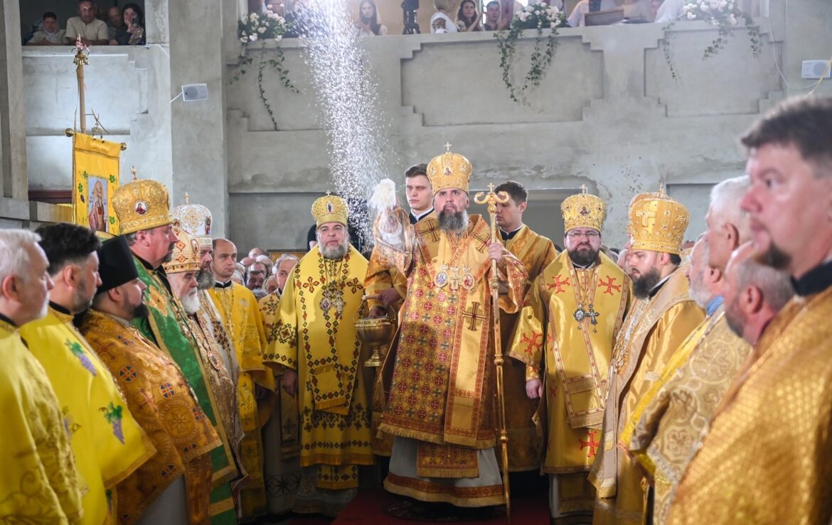 Митрополит Епіфаній освятив храм на честь Різдва Іоана Хрестителя у м. Дрогобич