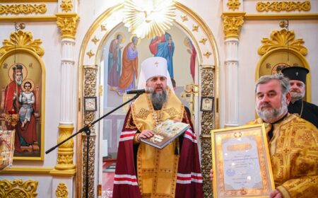 Предстоятель у Городищі звершив молебень за перемогу України