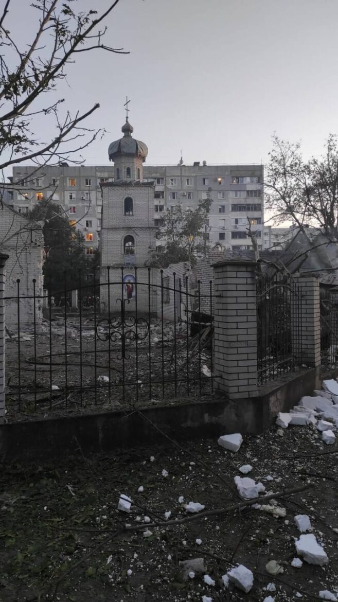 Жахливий акт руйнування: Російський ракетний удар знищив храм ПЦУ в Запоріжжі