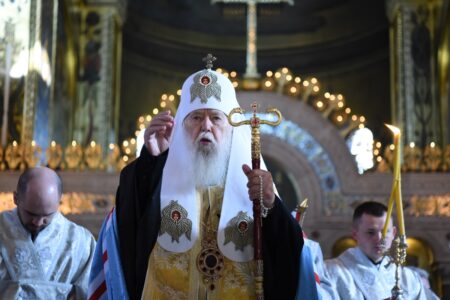 Україна святкує 32-у річницю Незалежності: Патріарх Філарет відправив молебень та закликав до єдності та вірності
