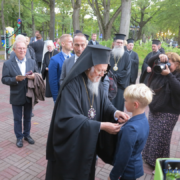 Патріарх Варфоломій під час візиту до Естонії поспілкувався з українськими вірними