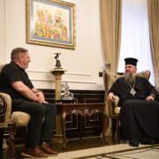 Патріарх Варфоломій під час візиту до Естонії поспілкувався з українськими вірними