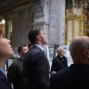 Володимир Зеленський і Марк Рютте оглянули постраждалий від російських обстрілів Спасо-Преображенський собор Одеси