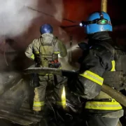 Пожежа внаслідок російського обстрілу: Храм та будинки в селі Колодязі Краматорського району зруйновані