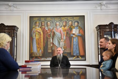 Митрополит Епіфаній зустрівся з сім’єю загиблого захисника України