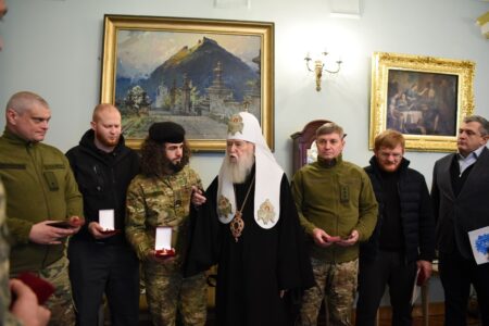 Спільна молитва та нагороди від Патріарха Філарета: українці і грузини об’єдналися проти агресора