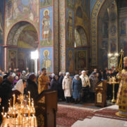 ВІДЕО/Духовне повчання: Архієпископ Агапіт виголошує проповідь під час Божественної літургії