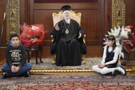 Вселенський Патріарх Варфоломій прийняв привітання від спільноти м. Потоку та Українського Консульства