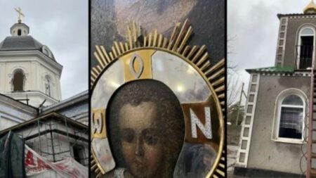 Обстріл Херсона: Чудотворна ікона Богородиці постраждала від російської агресії