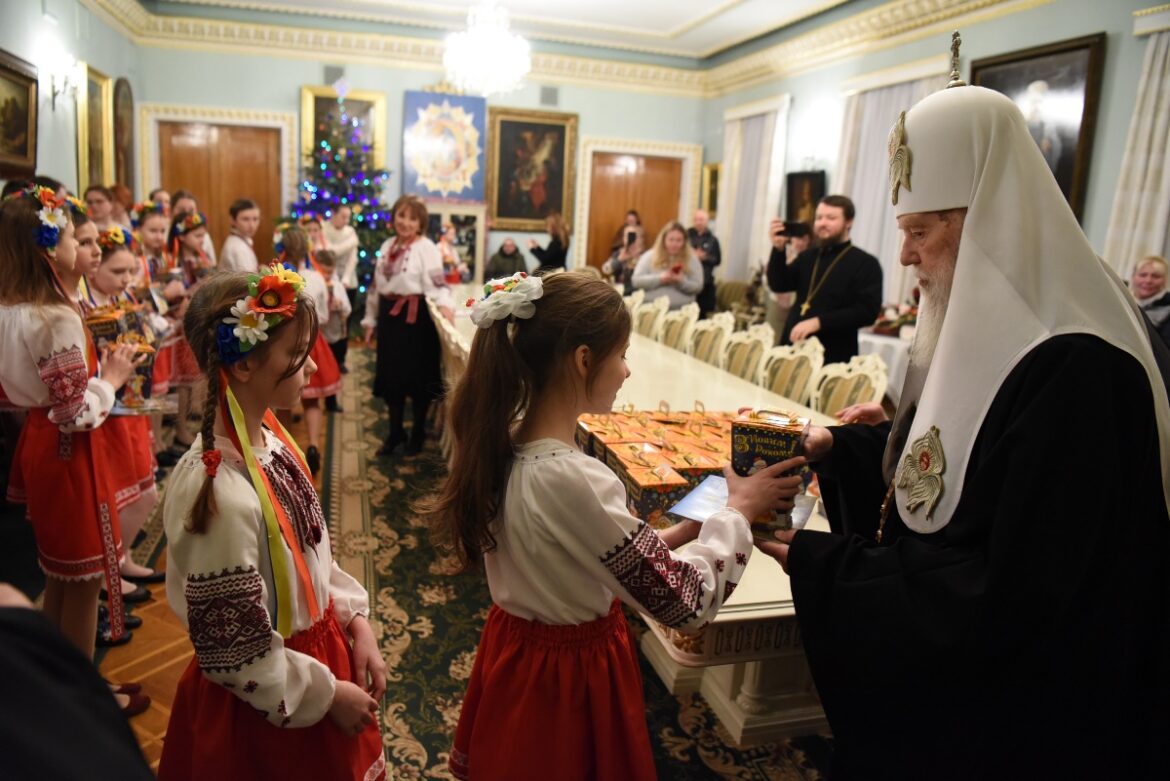 Дитячий хор «Пектораль» вразили Святійшого Патріарха: Різдвяна зустріч в Києві