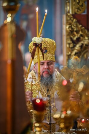 Митрополит Епіфаній: молитви за Україну в Свято-Михайлівському соборі