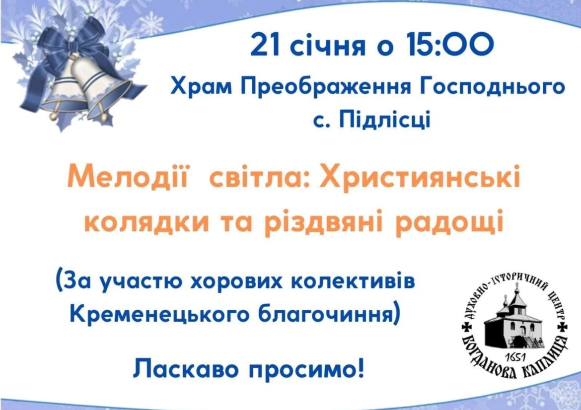 Гучне Колядування в Підлісцях: Тернопільщина в Об’єктиві