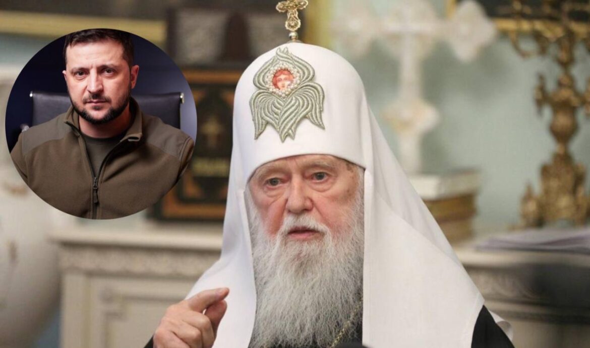 Святкові привітання від Патріарха Філарета: Митрополит Київський вітає Президента Зеленського з Днем народження