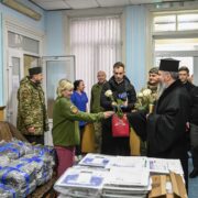 Завітання Митрополита Епіфанія до поранених у Житомирському шпиталі