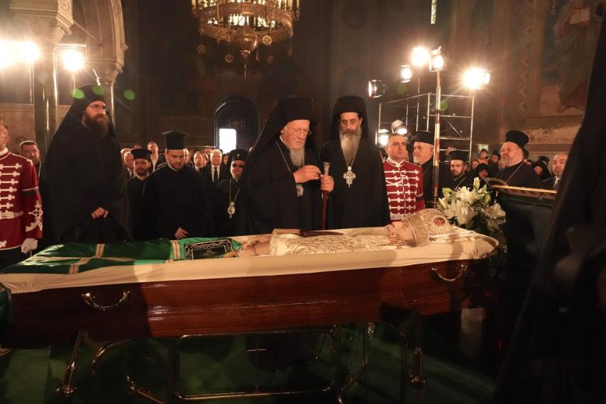 Вселенський Патріарх Варфоломій висловив співчуття Церкві Болгарії з приводу упокоєння Патріарха Неофіта