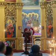 Урочиста Божественна літургія у храмі на честь Різдва Пресвятої Богородиці в селі Баговиця