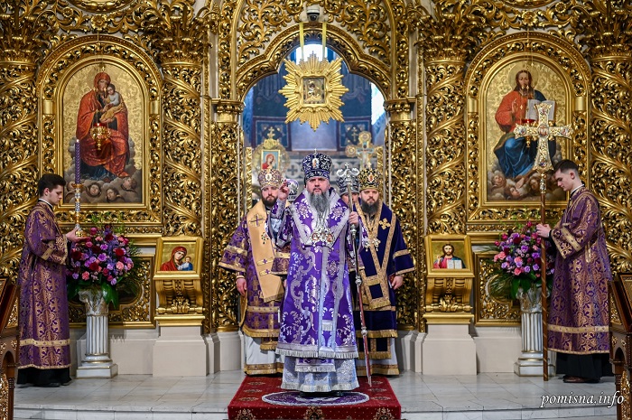 У Свято-Михайлівському Золотоверхому соборі Митрополит Епіфаній очолив богослужіння