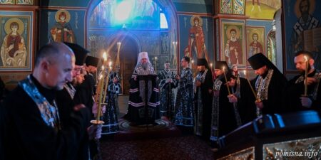 У Свято-Михайлівському Золотоверхому соборі Блаженнійший Митрополит Епіфаній звершив Ранню з читанням Великого покаянного канону
