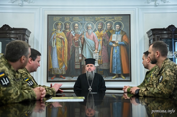 Митрополит Епіфаній зустрівся з начальником розвідки Міністерства оборони України