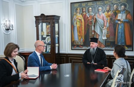 Зустріч Митрополита Епіфанія з Послом Королівства Данія: спільна боротьба за свободу України