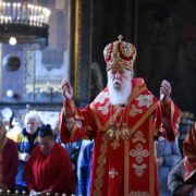 Патріарх Філарет відслужив літургію на Фомину неділю в Києві
